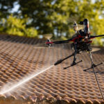 Nettoyage toiture drone